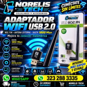 Adaptador Wiffi Usb 2.0