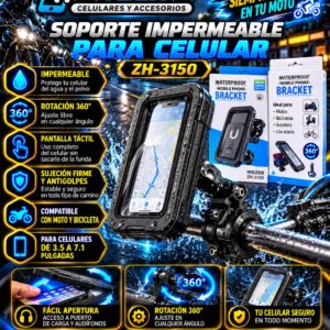 Soporte impermeable para celular