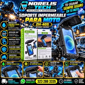 Soporte impermeable para moto zh 405